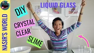 How to Make Clear Slime | DIY Liquid Glass | Clear Slime Recipe