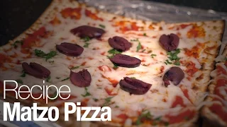 Matzo pizza is the perfect way to use up leftovers from Passover