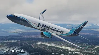 The latest ZIBO MOD 737 update is absolutely BRILLIANT! | Antalya - Amman | X-Plane 12