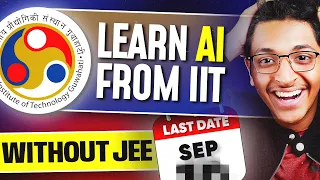 IIT DEGREE Without IIT-JEE 😱 | Learn Data Science & AI From IIT | Ishan Sharma