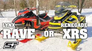 2022 Lynx RAVE RE Compared To The Ski Doo Renegade XRS