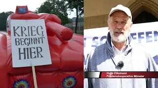 Jobmesse Münster mit Bundeswehr-Präsenz in der Halle Münsterland - Statement Hugo Elkemann (FRIKO)