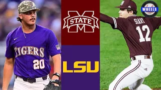 Mississippi State vs #2 LSU Highlights (Game 1) | 2023 College Baseball Highlights