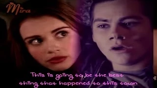 ღ Lydia and Stiles ❃ Say something ,I'm giving up on You ✿ Teen wolf ღღ