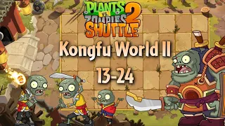 Finishing Kongfu World II & Blade-Wielding Hero quest showcase | PvZ 2 Shuttle