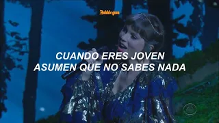 Taylor Swift - cardigan / august / willow (GRAMMYS 2021) // Español