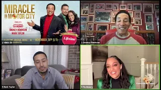 Smokey Robinson & Tia Mowry Talk Performing Together In Lifetime's Miracle In Motor City