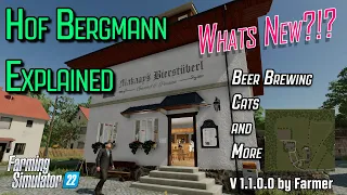 ❓ FS22 Hof Bergmann Explained ❓ What's new in 1.1.0.0 of Hof Bergmann