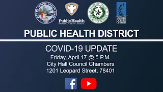 Public Health Department Covid-19 Update April 17, 2020