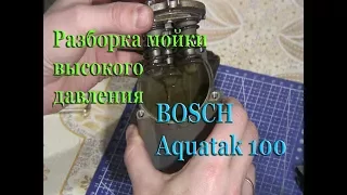 Разборка мойки высокого давления BOSCH Aqautak 100