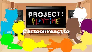 Cartoon react to Project Playtime trailer (Gacha Club)