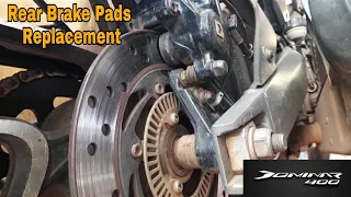 How to change Rear Brake pads | Dominar400 | In 5 minutes 😳