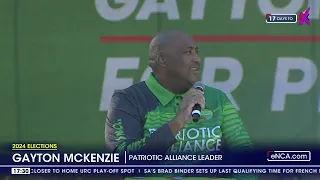 2024 Elections | Gayton McKenzie promises to bring back the death penalty