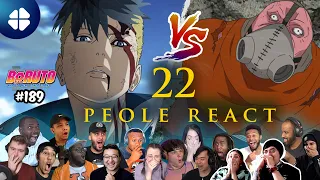 KAWAKI VS GAROU 🔥[22 People React] Boruto Ep. 189 😱🔥 🇯🇵 [ボルト -- 海外の反応]