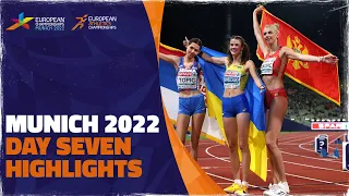 Day Seven Highlights - European Athletics Championships - Munich 2022