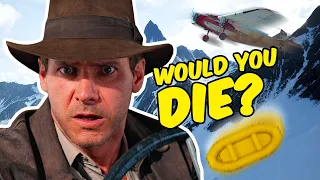 Indiana Jones would DIE from this stunt. Could YOU survive?