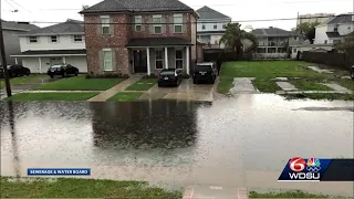 Sewerage & Water Board: Drainage pump lost power, starting pushing water back onto streets