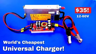 Cheapest Universal Battery Charger Using a DC-DC Boost Converter