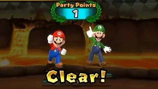 Mario Party 9 - Mario & Luigi vs Bowser Jr. Free Play All Minigames| Cartoons Mee