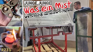 Wieder Schrott gekauft? | UNIMOG Aufbau | Scheibenrahmen der Extraklasse | Alles verschlissen |#vlog