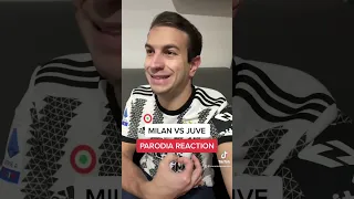 MILAN - JUVENTUS 2 a 0 - PARODIA REACTION - Alessandro Vanoni #shorts #seriea #calcio
