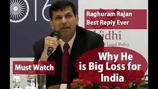 Raghuram rajan's Best reply on Question of Engineering Scope in India