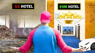 Ich TESTE 1★ HOTEL und 5★ HOTEL in GTA 5 RP!