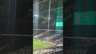 Atmosphere from the Newcastle fans at the Carabao Cup Final. 26th February 2023. NUFC vs MUFC