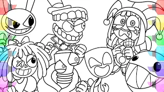 The Amazing Digital Circus New Coloring Pages / Color All Characters in DIGITAL CIRCUS OF FAILURE