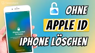 Apple ID Passwort vergessen🔓iPhone löschen ohne Apple ID Passwort