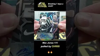 HUGE HIT: Mac Jones Autograph 1/1 Rookie Patch Auto Trading Card #shorts