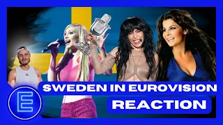 SWEDEN IN EUROVISION - REACTION - ALL SONGS 1958-2023