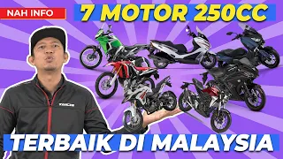 7 MOTOSIKAL 250CC PALING BERBALOI!