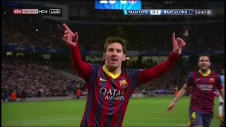 Lionel Messi vs Manchester City UCL 2014 R16 1080p