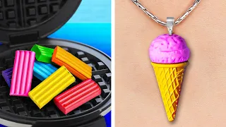 CUTE POLYMER CLAY COMPILATION || Colorful Mini Crafts And DIY Jewelry For The Whole Family