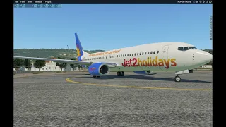 Jet2 Departure Skiathos B737 - 800 X Plane 11