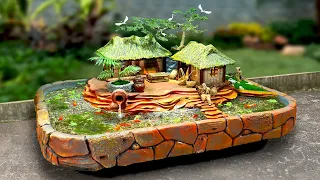 Peaceful countryside diorama | How to DIY | Aquarium decoration ideas