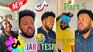 🔴Jara Tesfaye Funny tiktok Part 5 Ethiopian funny tiktok video ጃራ ተስፋዬ በአሳቅ ገደለን || seifu on ebs