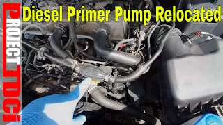 Ford Mondeo Mk4 - 1.8 TDCI Diesel fuel priming pump relocated