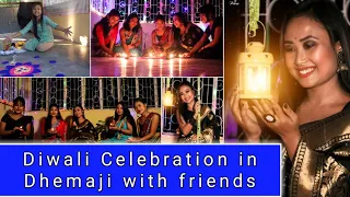 Diwali 2021 vlogg16//My first Diwali celebration in Dhemaji//Promoting Bi'ro Film//Menam Smriti