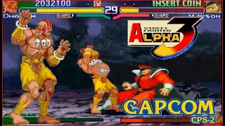 Street Fighter Alpha 3(Zero 3) Expert difficulty Dhalsim 2:0 Playthrough