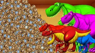 9999 Buddy vs Dinosaurs T-rex | Kick the Buddy 2