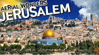 FLYING OVER The Impressive,  Jerusalem 4K UHD Beautiful  ,JERUSALEM