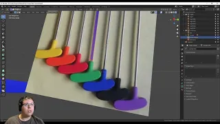Unity Session 5 - Modelling a Putter and Rotating it Around the Ball