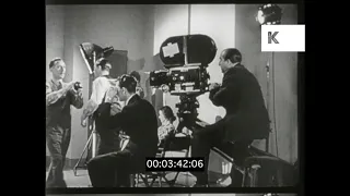 1930s USA, Hollywood Studios, Movie Set, Gangster Films, 16mm