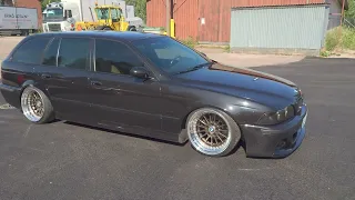 BMW e39 525i touring stance