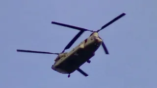 Chinook Helicopter Fly Over