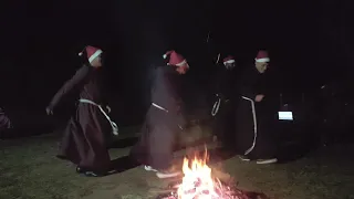 Jerusalemma dance by Franciscan Capuchin brothers