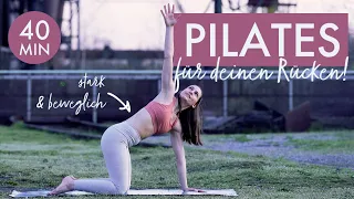 Sanfter Pilates Flow für deinen Rücken 40 🌱🧙‍♀️ Entfessle deine Wirbelsäule!