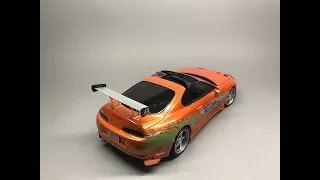 Tamiya/USCP:  The Fast and The Furious Toyota Supra Full build video Step by step